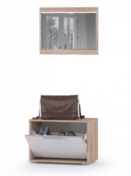 Прихожая Mobi Куба 2 обувница 13.58 + Зеркало