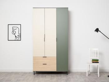 Темно - серый U2601, Сатин 7045 SU, Плэйн, Дымчатый Зеленый K521