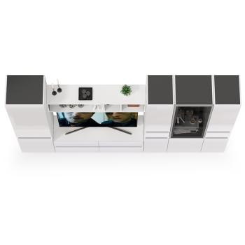 Гостиная Mobi Сидней Комплектация № 29 13.63 + 15.57 + 13.200 + 13.201 + 13.202 2шт