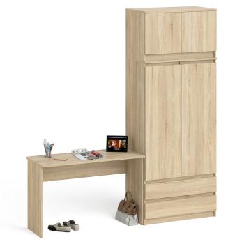 Стол письменный СВК Мори МСП1200.1 + Шкаф МШ900.1 + Антресоль МА900.1