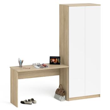 Стол письменный СВК Мори МСП1200.1 + Шкаф МШ800.1