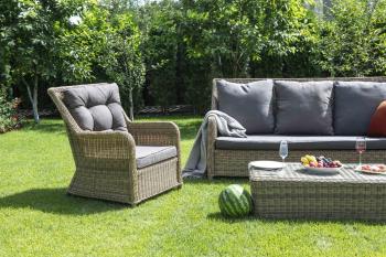 Лаунж-зона плетеная из искусственного ротанга 4sis Гляссе