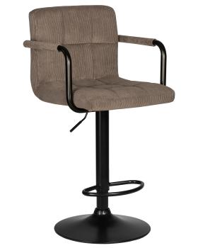 Стул барный DOBRIN KRUGER ARM BLACK