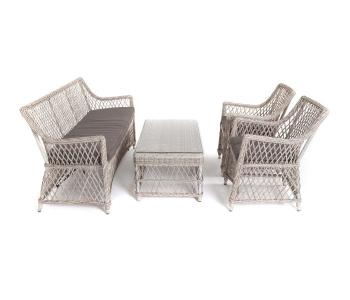 Лаунж-зона из искусственного ротанга на 4 персоны 4sis Асти