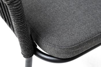 Обеденная группа на 4 персоны со стульями лион темно-серый 4sis Лион