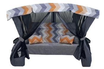 Качели садовые 3-х местные Мебельторг Ранго Премиум Руна