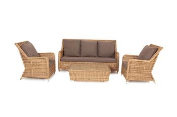 Лаунж-зона плетеная из искусственного ротанга 4sis Гляссе