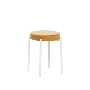 Белый/Велюр Ultra Mustard