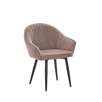 Каркас Черный/Велюр Латте