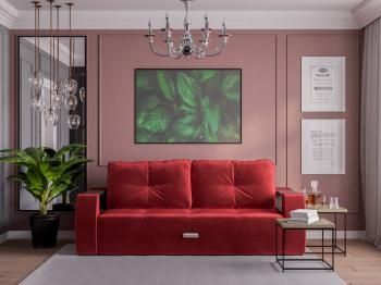 Диван Еврокнижка Mebel-ars  Мальтида вельвет (бархат)