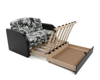 Диван Mebel-ars Малютка ткань+экокожа