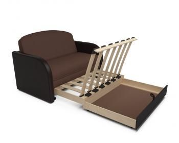 Диван Mebel-ars Малютка ткань+экокожа