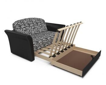 Диван Mebel-ars Малютка №2 рогожка + экокожа