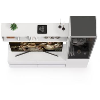 Гостиная Mobi Сидней Комплектация № 08 13.63 + 15.57 + 13.201