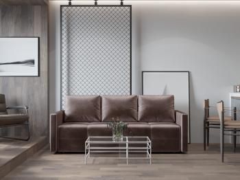 Диван Еврокнижка Mebel-ars Марсель №2 вельвет (бархат)