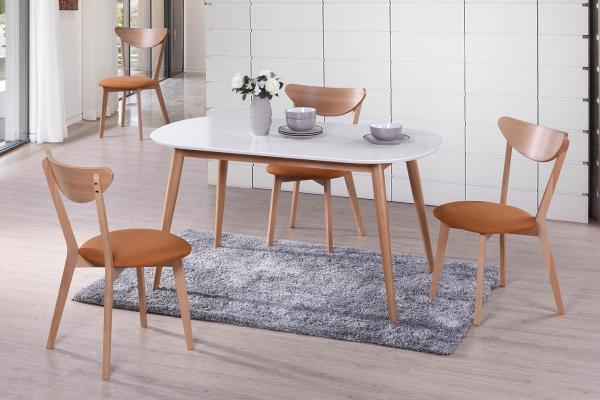 Натуральный бук + белый