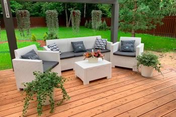 Диван трехместный B:rattan NEBRASKA SOFA 3