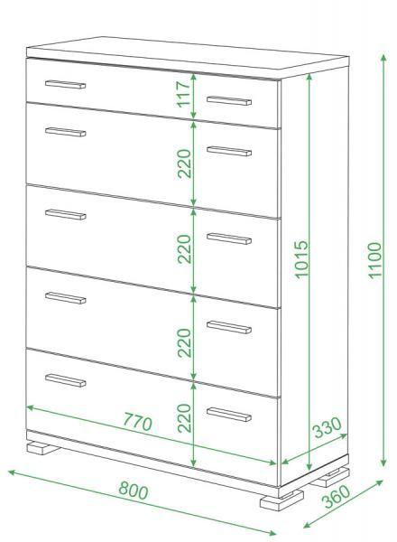 Комод Мэрдэс КМ-1