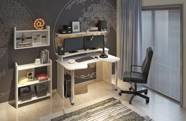 Компьютерный стол Мэрдэс СКЛ-ИГР120+НКИЛ120