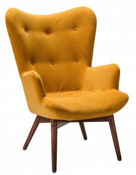 Кресло R-home Хайбэк Тёмный орех