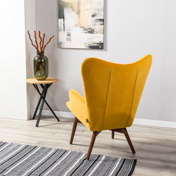 Кресло R-home Хайбэк Тёмный орех