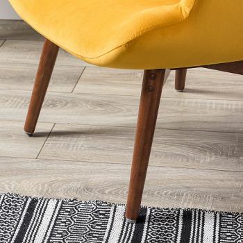 Кресло R-home Хайбэк Тёмный орех