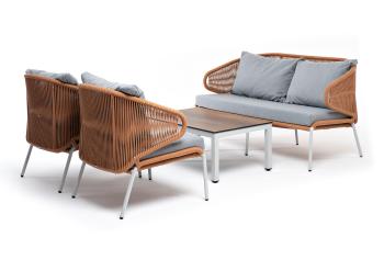 Каркас алюминиевый белый, роуп оранжевый