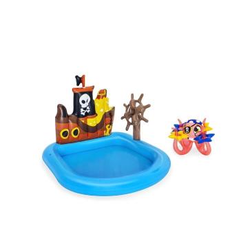 Игровой центр Bestway Корабль с осьминогом и кольцами 52211 BW