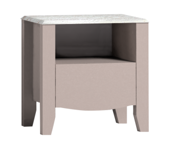 Тумба прикроватная на ножках Глазов-мебель Brownie 42