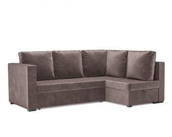 Бархат серо-шоколадный