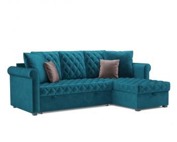 Бархат сине-зеленый