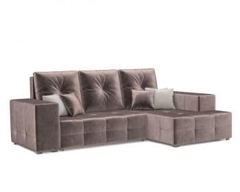 Бархат серо-шоколадный