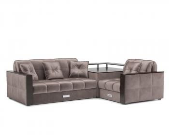 Бархат серо-шоколадный STAR VELVET 60 COFEE