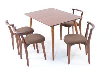 Орех/Велюр Коричневый