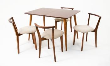 Орех/Велюр Бежевый