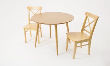 Стол ZiP-mebel Монте К 90 со стульями Ингольф