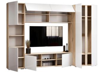 Модульная гостиная Woodville Алетра комплектация 1