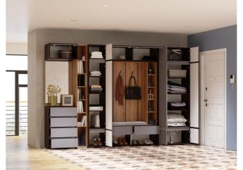 Модульная прихожая Woodville Роут комплектация 1