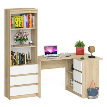 Дуб сонома/белый