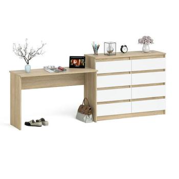 Дуб сонома/белый