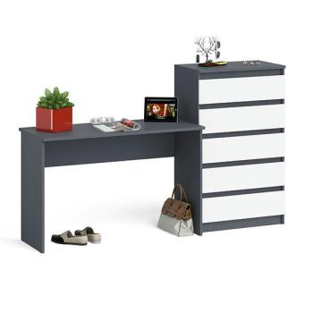 Графит/белый