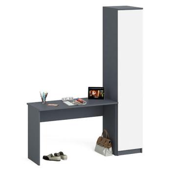 Графит/белый