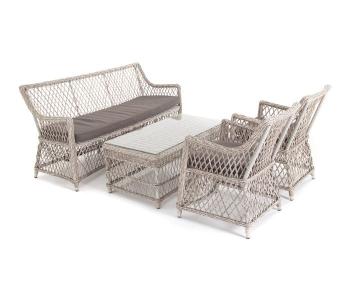 Лаунж-зона из искусственного ротанга на 4 персоны 4sis Асти