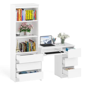 Стол компьютерный СВК Мори МС-6 правый + Стеллаж МСТ600.3