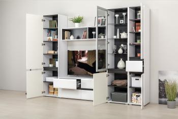 Гостиная Mobi Сидней Комплектация № 25 13.63 + 15.57 + 13.200 + 13.201 + 13.202