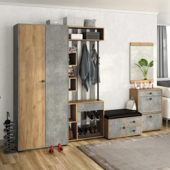 Дуб золотой крафт/Ателье светлое/С.-118