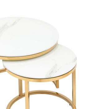 Набор журнальных столиков STOOL GROUP Селена 60 и 45 см