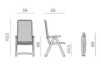 Кресло LEKKO Darsena складное