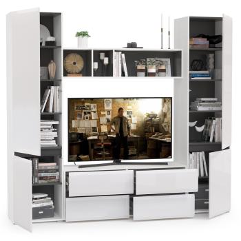 Гостиная Mobi Сидней Комплектация № 06 13.63 + 15.57 + 13.200 2шт