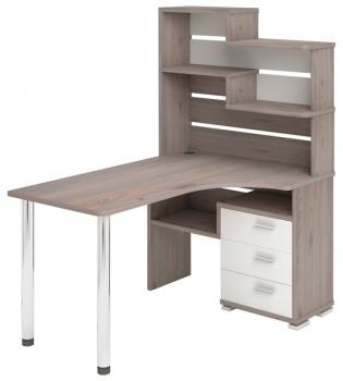 Стол компьютерный Мэрдэс СР-132-150 с надстройкой Правый